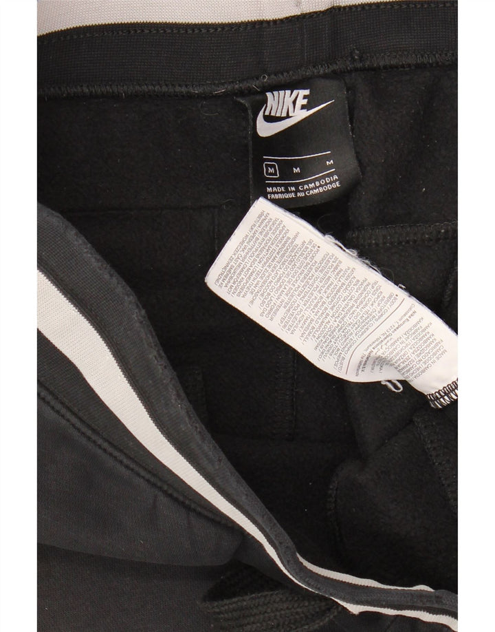 Pantaloni da tuta con grafica Nike da uomo, pantaloni da jogging, cotone medio nero