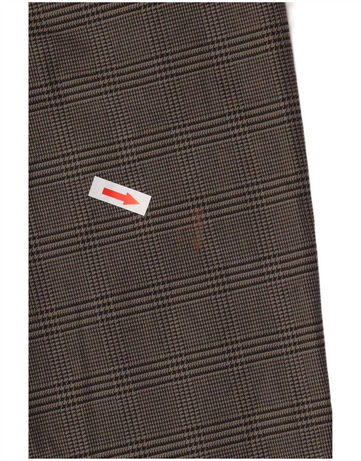 Pantaloni casual dritti da donna Dockers W28 L30 pied de poule marroni