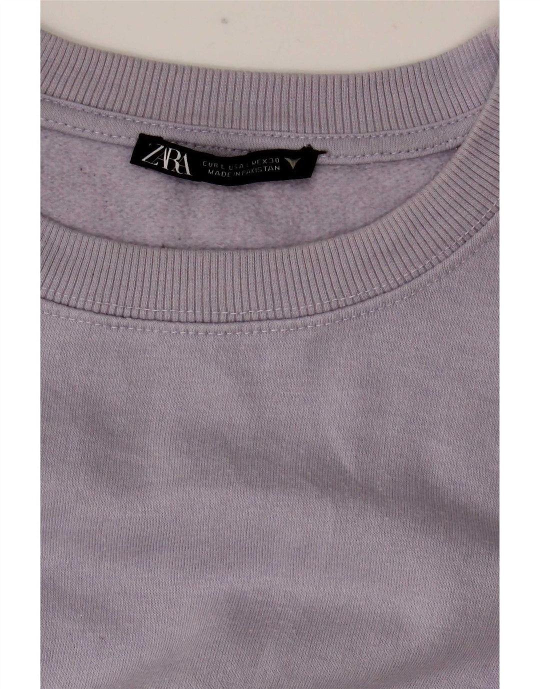 Felpa Zara Donna Maglione UK 16 Large Viola