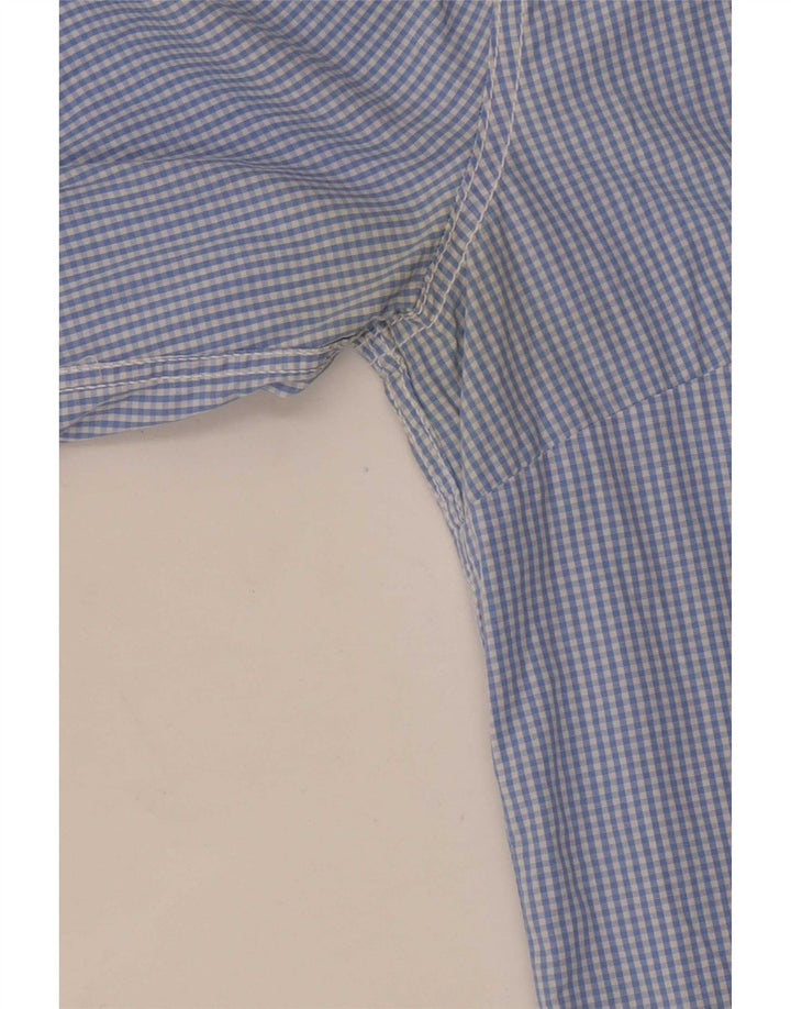 Camicia da donna Benetton UK 12 Blu medio a quadretti