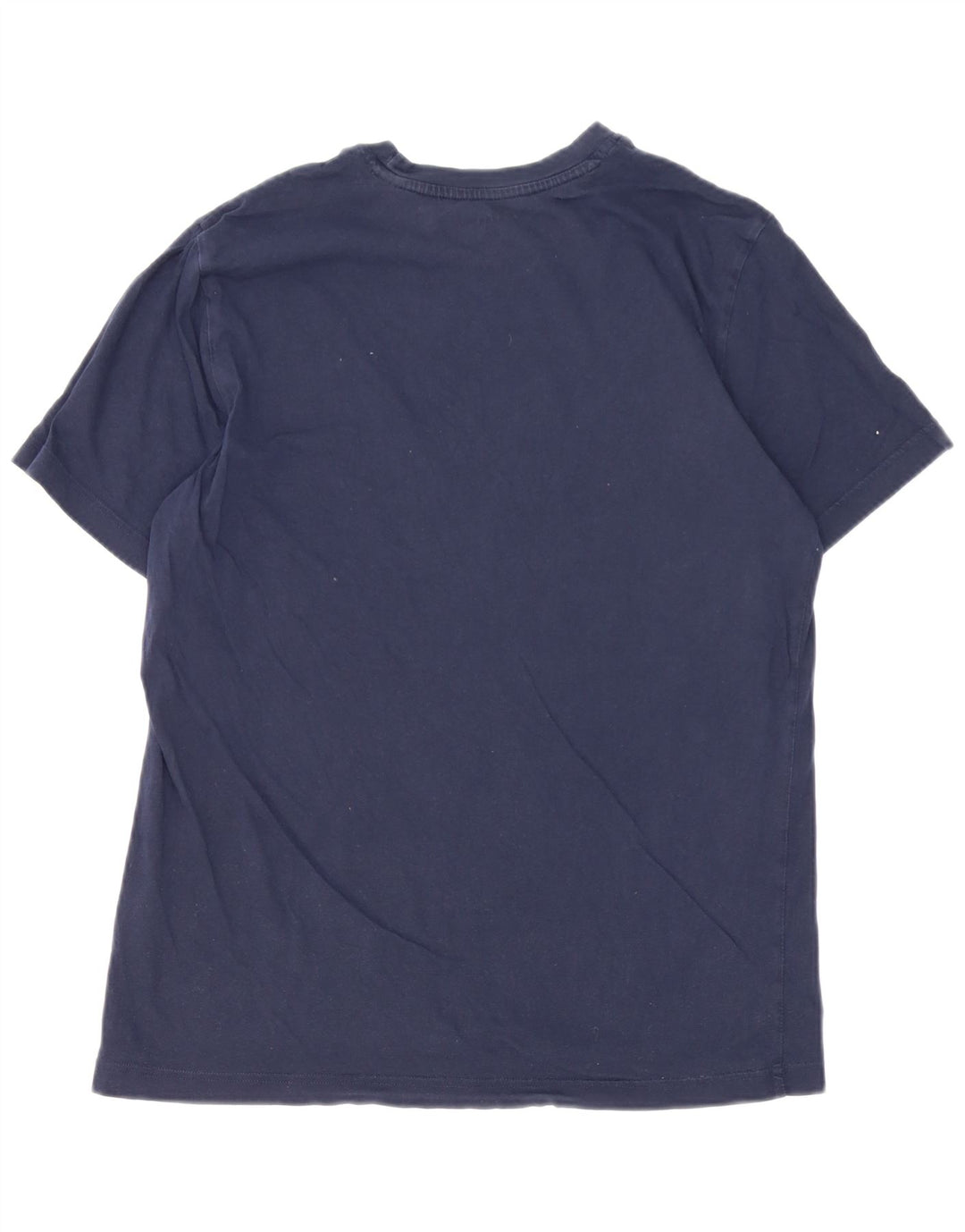 T-shirt grafica da uomo Reebok Top Large in cotone blu navy