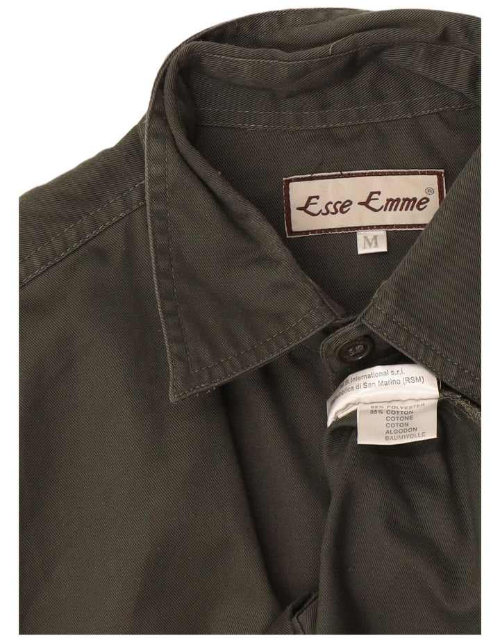 ESSE EMME Camicia militare da uomo Poliestere kaki medio