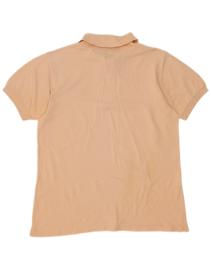 Polo da uomo Lacoste grande in cotone arancione
