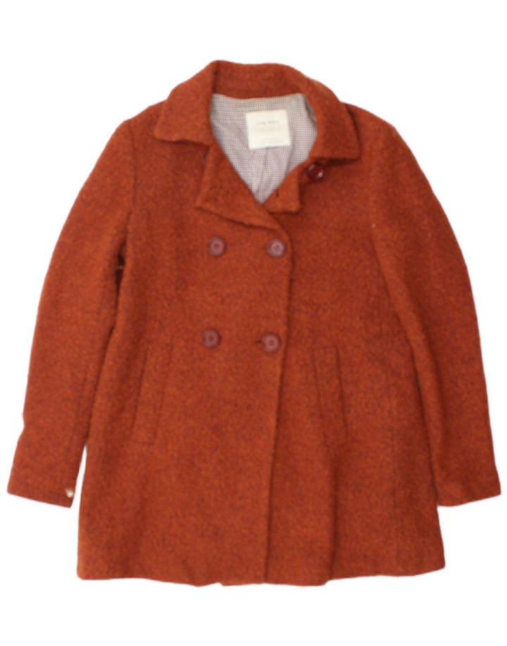 Cappotto doppiopetto da donna Zara UK 12 Lana marrone medio