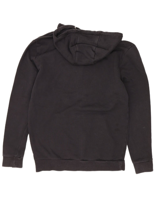 Felpa con cappuccio grafica da uomo Ellesse, cotone medio nero