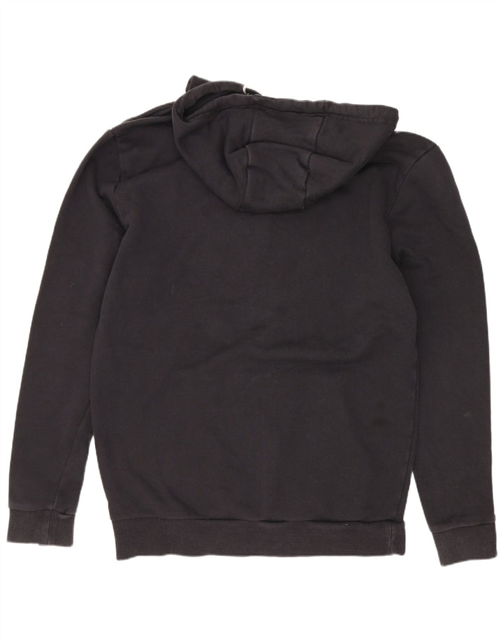 Felpa con cappuccio grafica da uomo Ellesse, cotone medio nero