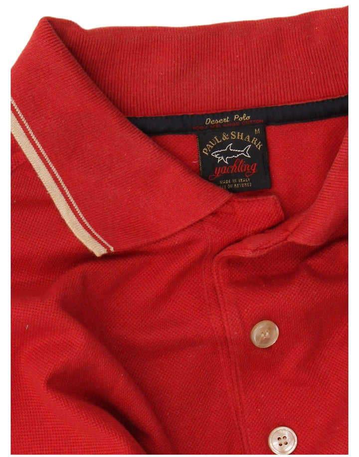 Polo da uomo PAUL & SHARK rosso medio