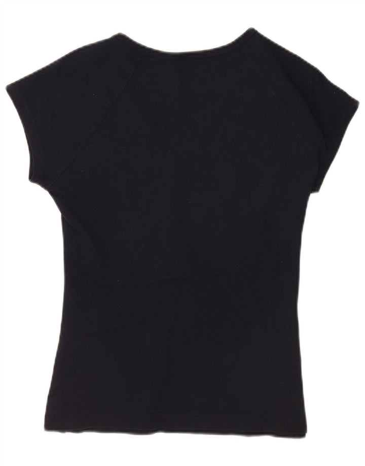 T-shirt da donna Lacoste taglia 42 grande in cotone blu navy