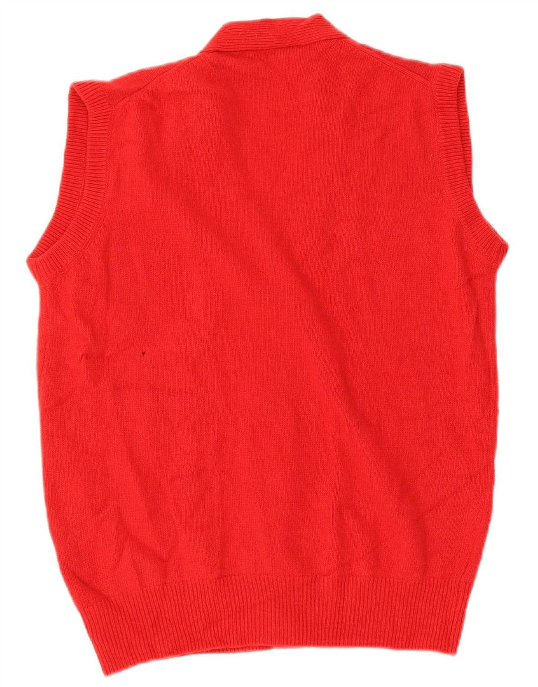 DISNEY Womens Pluto Graphic Sleeveless Cardigan Sweater UK 16 Large Red