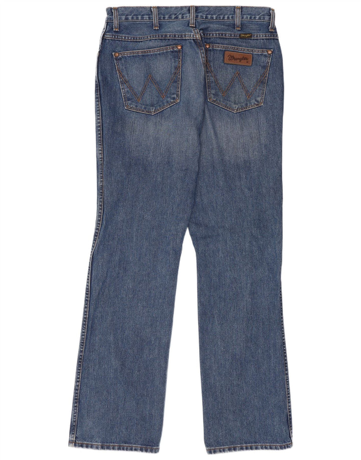Jeans dritti da uomo Wrangler W34 L34 cotone blu