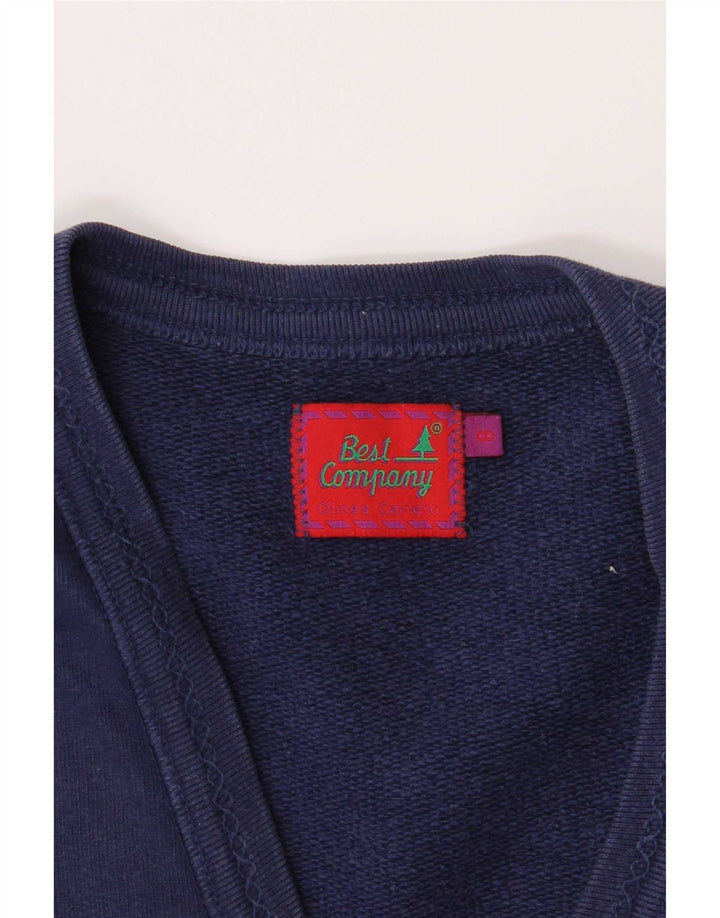 Giacca da ginnastica da uomo Best Company piccola blu navy
