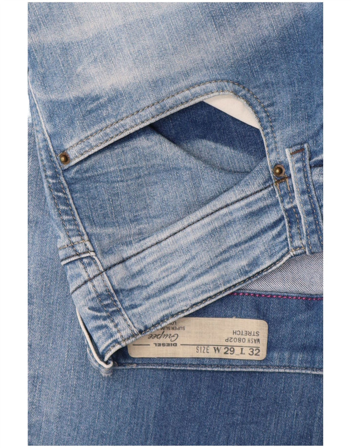 Jeans da donna Diesel Grupee super slim W29 L32 cotone blu