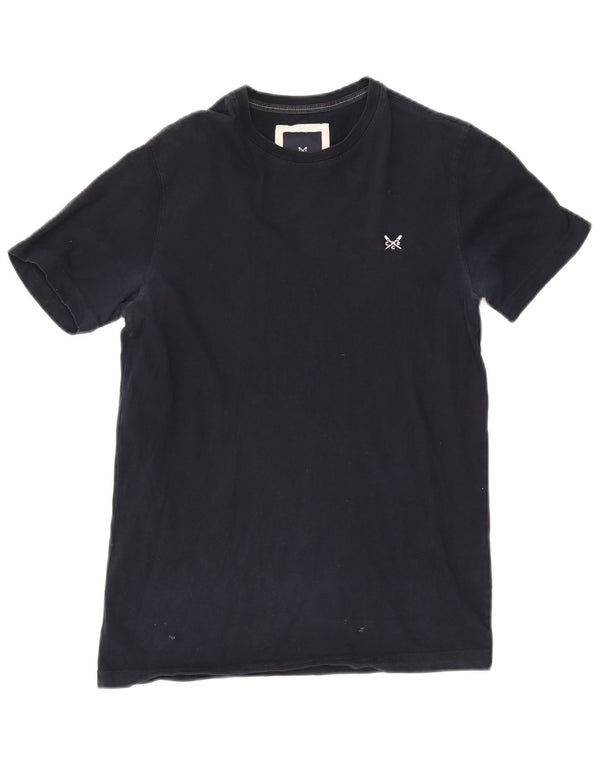 Crew Clothing T-shirt da uomo Top XS in cotone blu navy