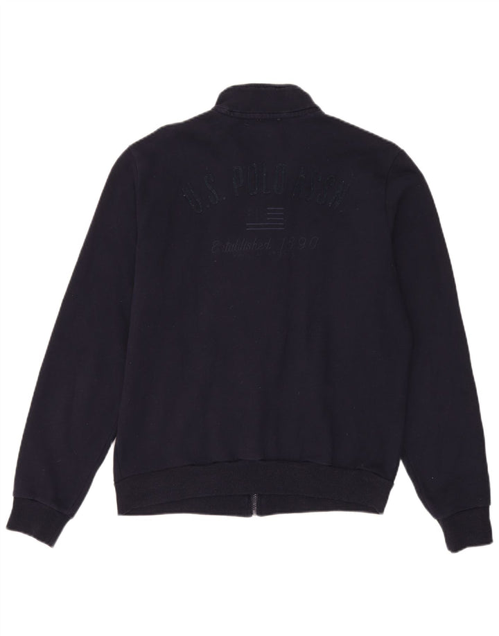Polo Assn. Giacca da tuta grafica da uomo blu medio medio
