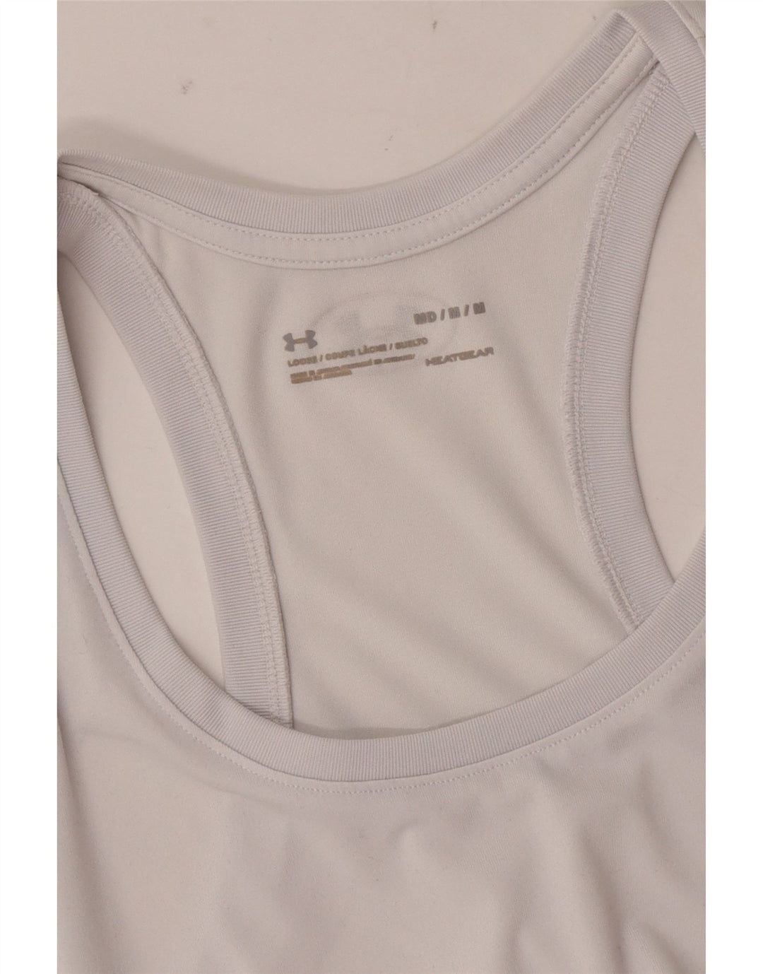 Canottiera Under Armour da uomo Heat Gear, bianca media