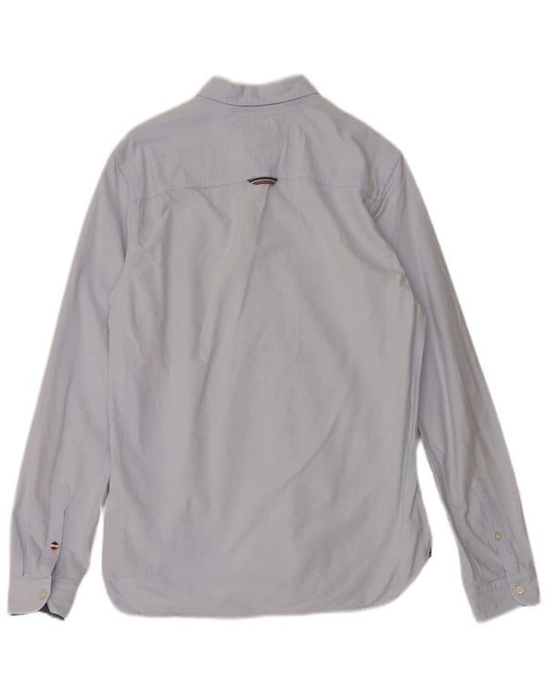 Tommy Hilfiger Mens Shirt Small Blue Cotton