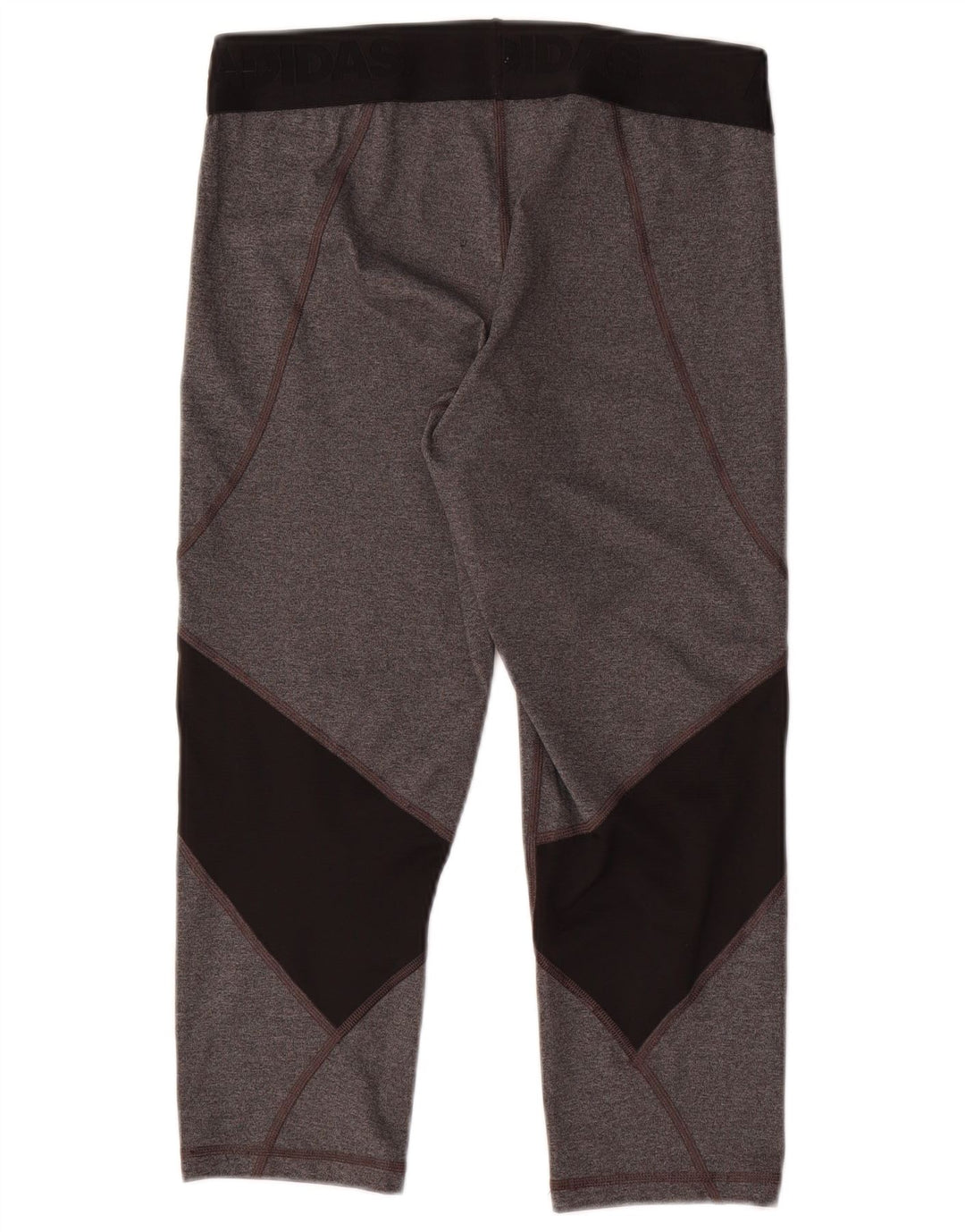 Leggings Adidas Climacool Capri da donna UK 12/14 Colorblock grigio medio