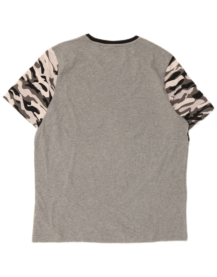 T-shirt grafica da uomo Puma Top grande in cotone mimetico multicolore