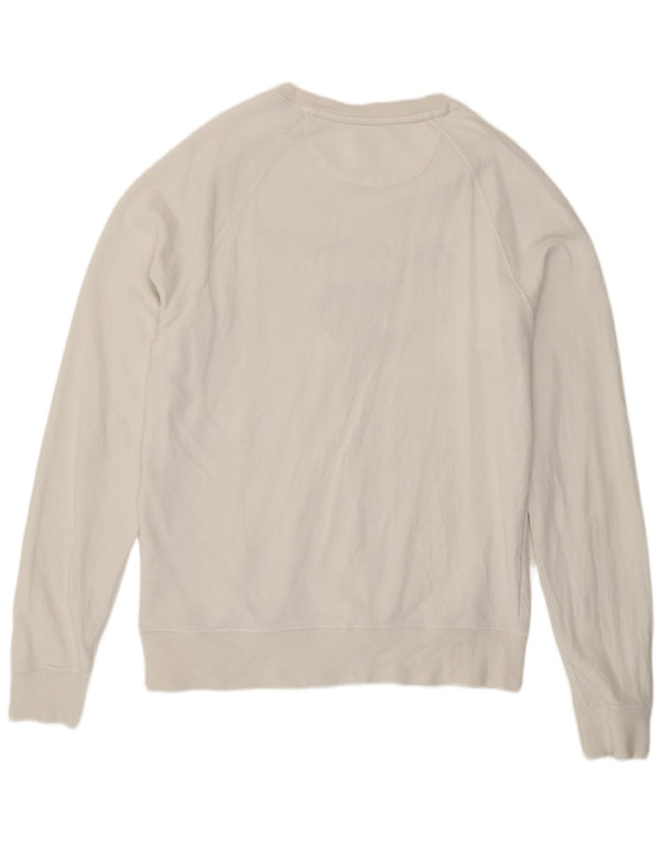 Gant Felpa grafica da uomo Maglione XL Cotone bianco