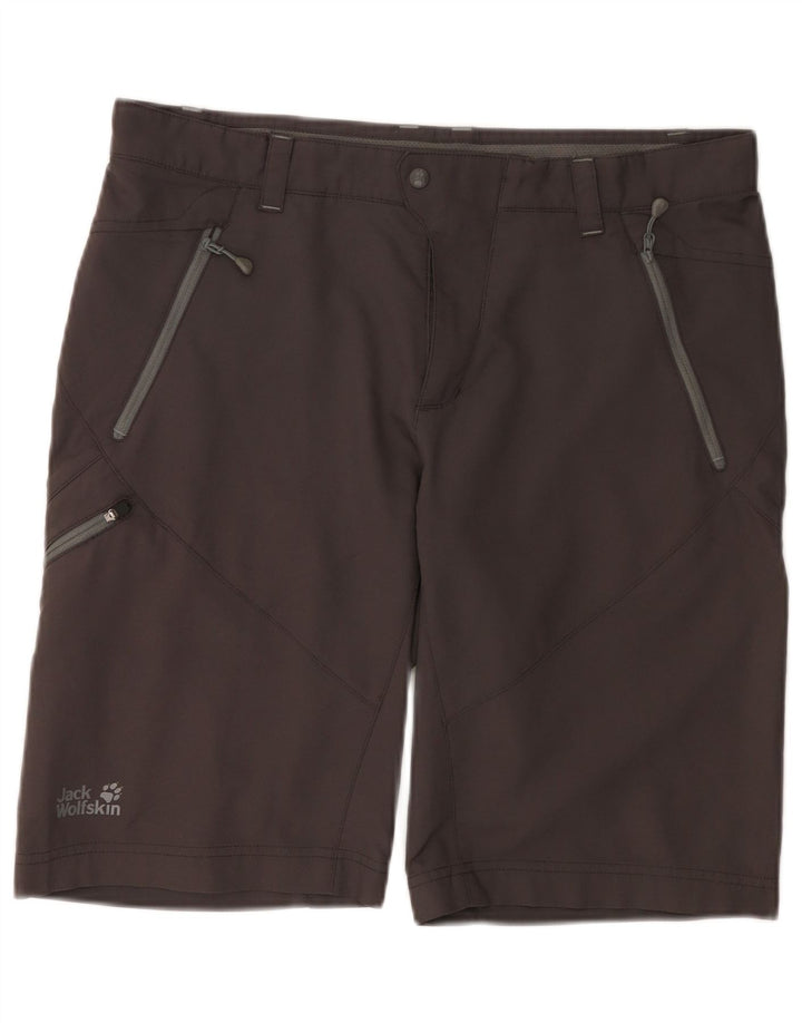 Pantaloncini cargo da uomo Jack Wolfskin UK 40 Large W34 Poliestere grigio
