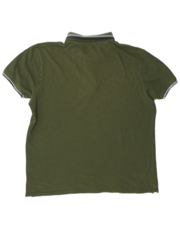 Polo da uomo Lyle & Scott grande in cotone kaki