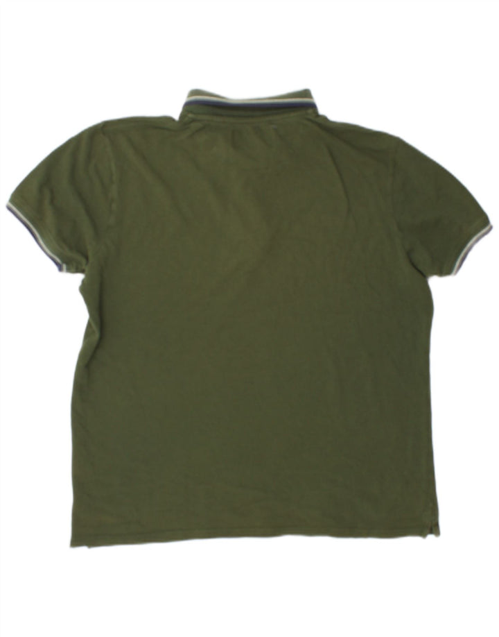 Polo da uomo Lyle & Scott grande in cotone kaki