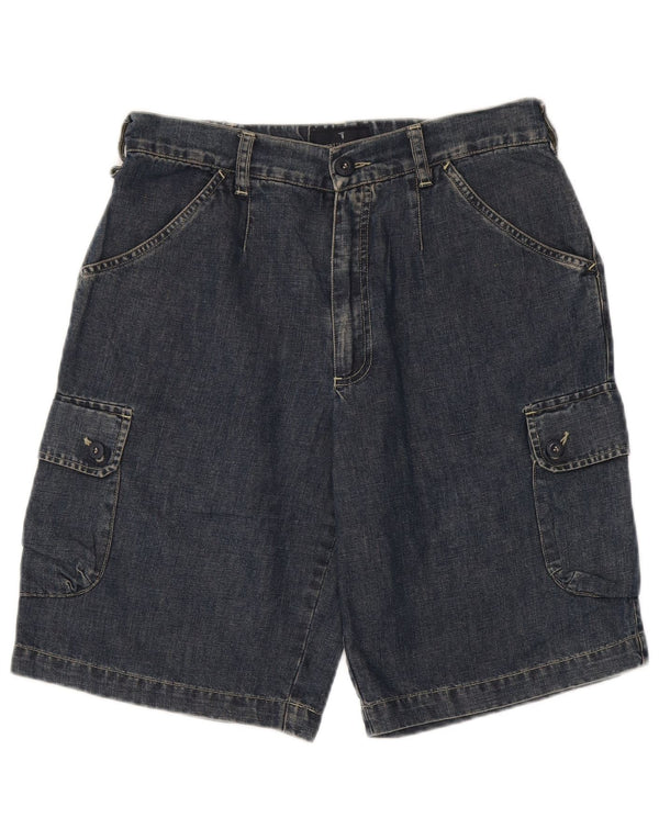 Pantaloncini Cargo Denim Uomo Trussardi IT 48 Medium W30 Blu Cotone