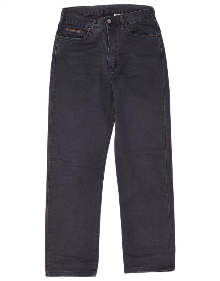Jeans dritti da donna Calvin Klein W29 L28 cotone blu navy