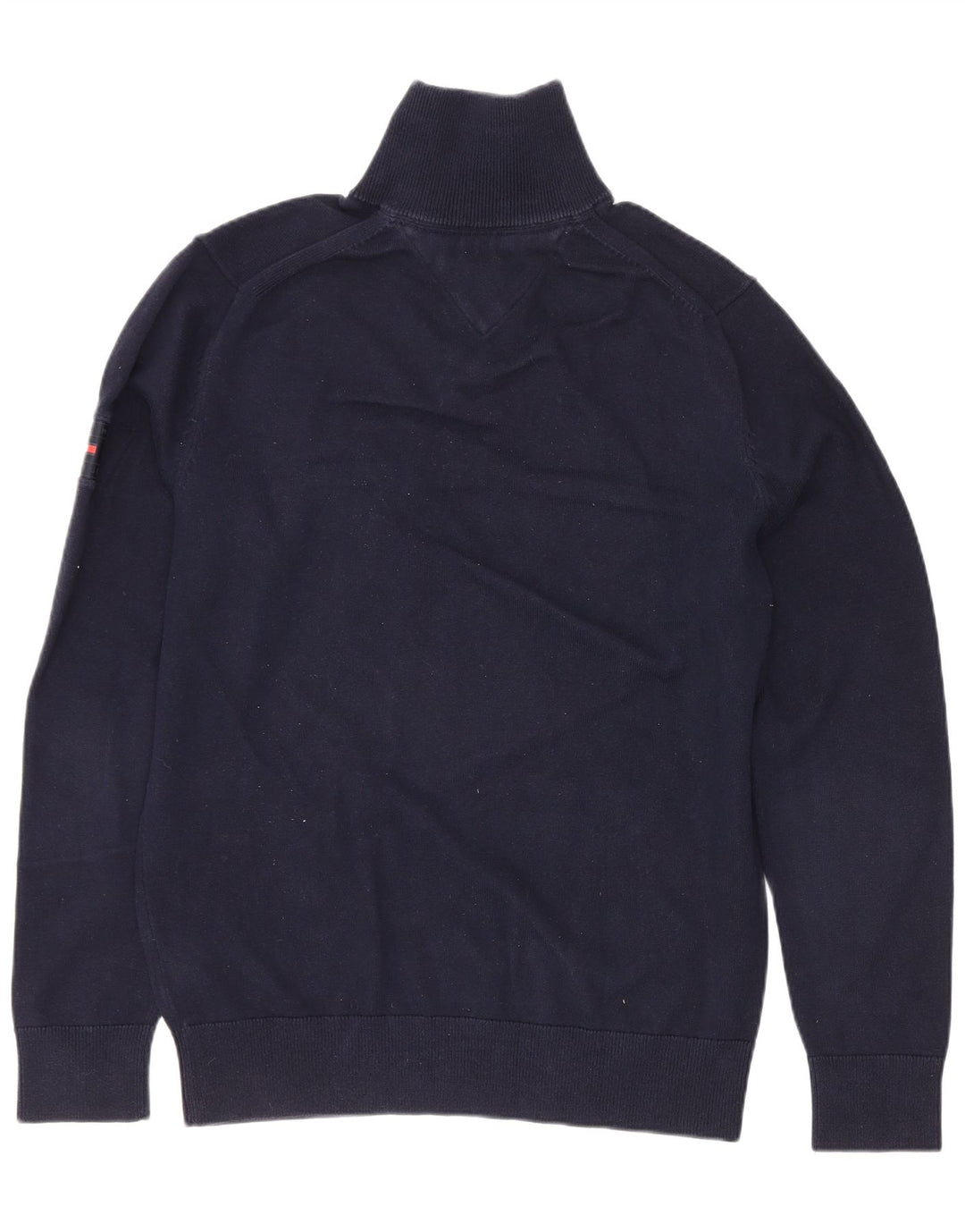 Tommy Hilfiger Uomo Maglione con zip Collo Maglione color block blu navy medio