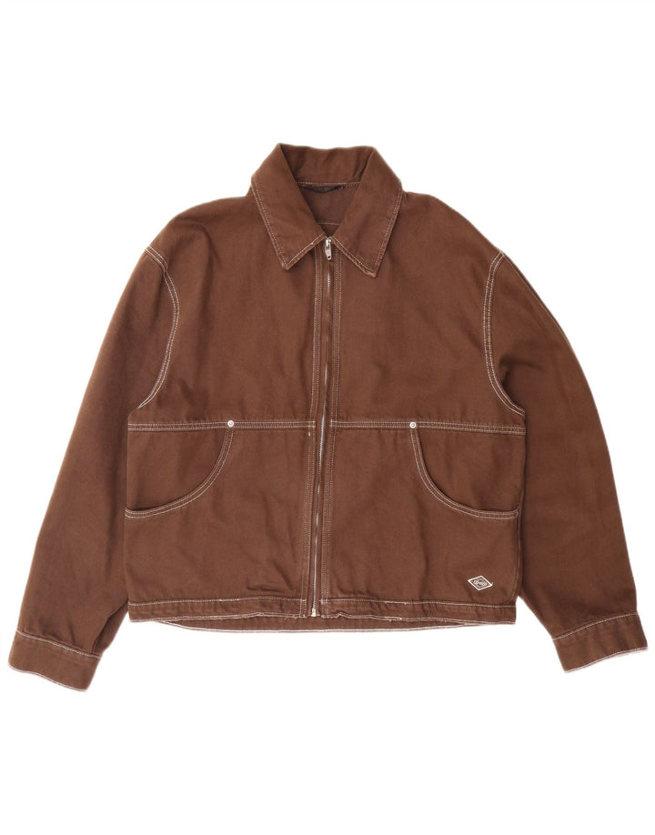 Zara Giubbotto bomber da uomo UK 38 Marrone medio