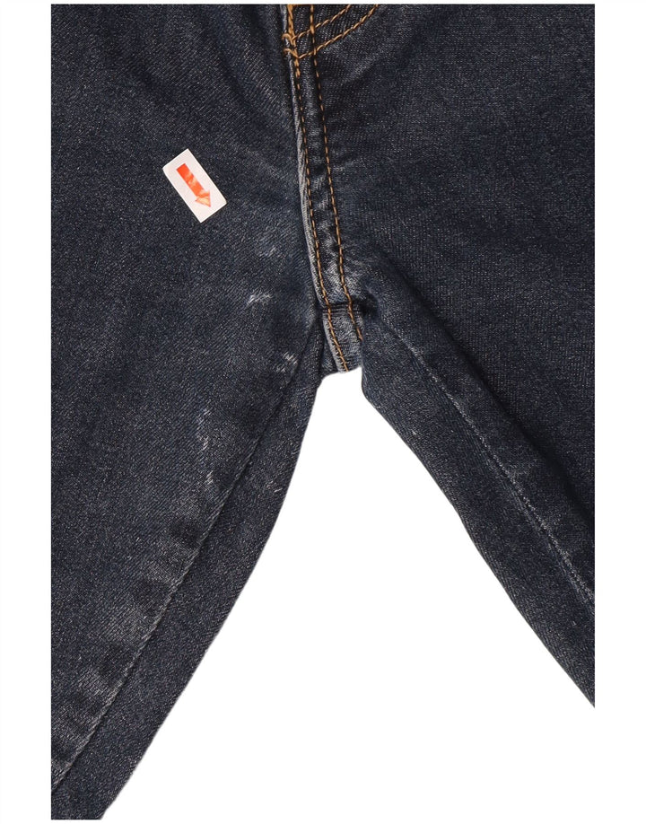 WRANGLER Mens Texas Stretch Straight Jeans W35 L34 Blue Cotton
