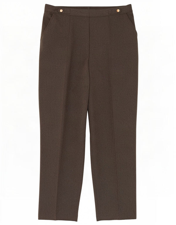 Pantaloni casual da donna Marks & Spencer UK 14 Large W32 L29 Cachi