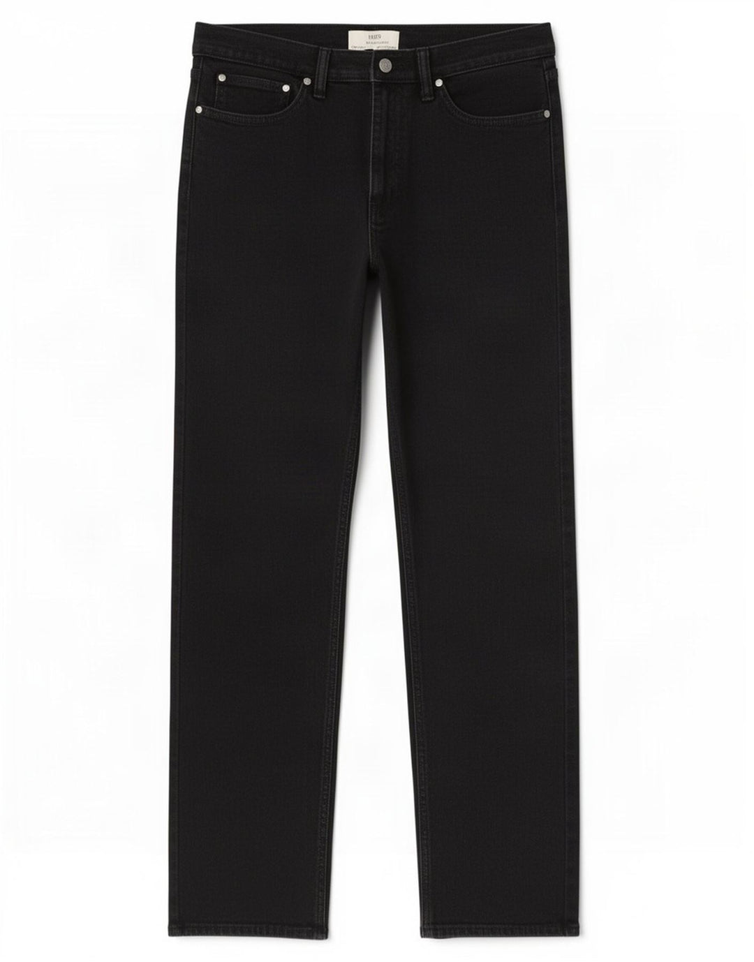 Jeans dritti da uomo Marks & Spencer W32 L33 cotone nero