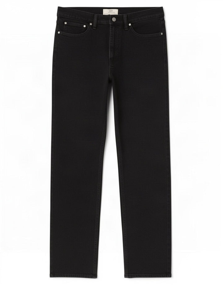 Jeans dritti da uomo Marks & Spencer W32 L33 cotone nero