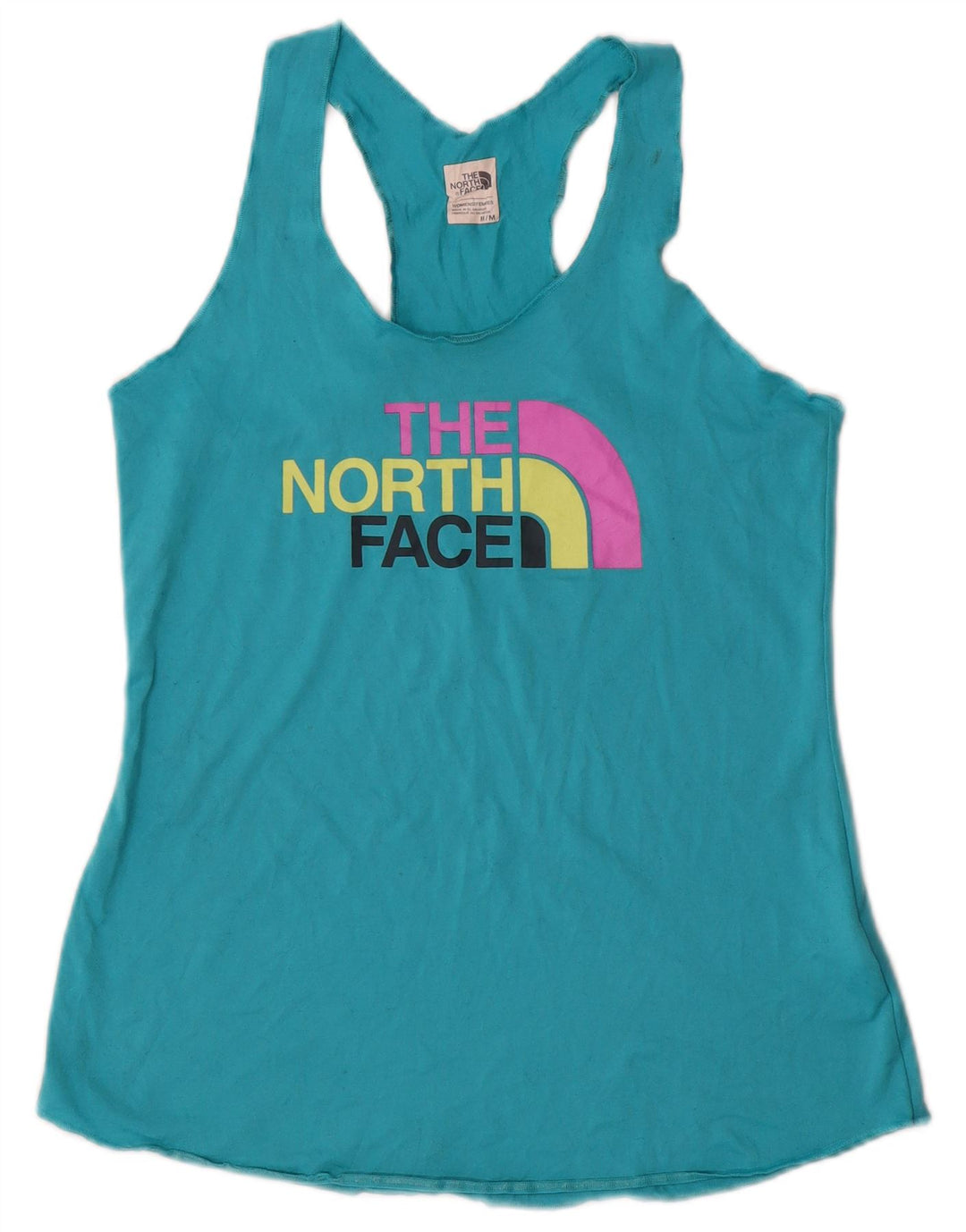 Canotta grafica da donna The North Face UK 12 Poliestere blu medio