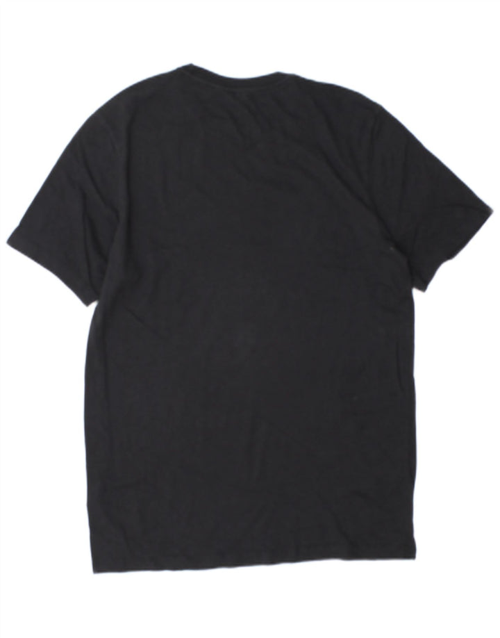 T-shirt grafica da uomo Nike Liverpool, top in cotone nero medio