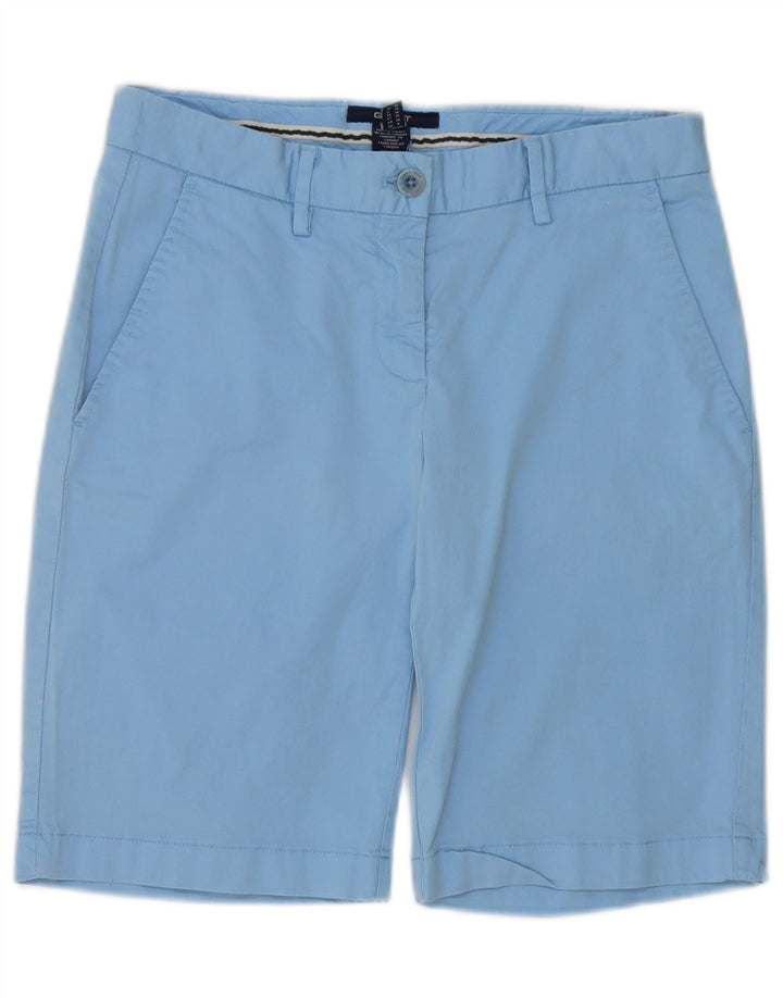 Pantaloncini chino da donna Gant UK 10 piccoli W32 cotone blu
