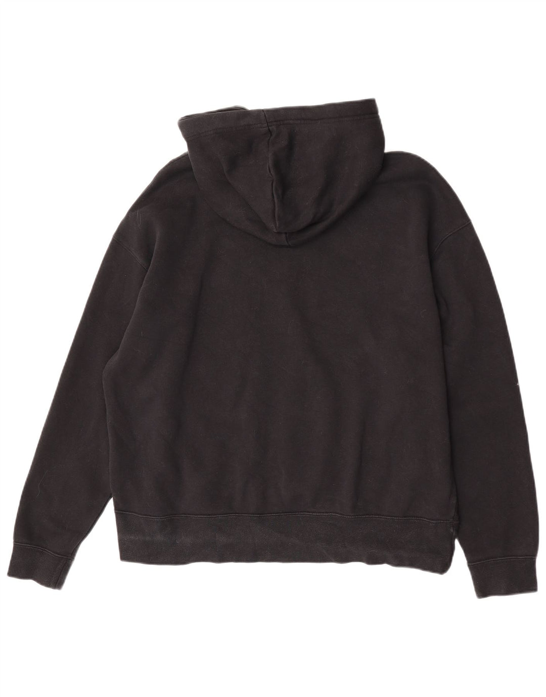 Felpa con cappuccio oversize da donna Nike UK 16 grande cotone nero