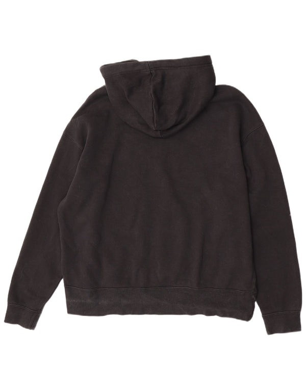 Felpa con cappuccio oversize da donna Nike UK 16 grande cotone nero