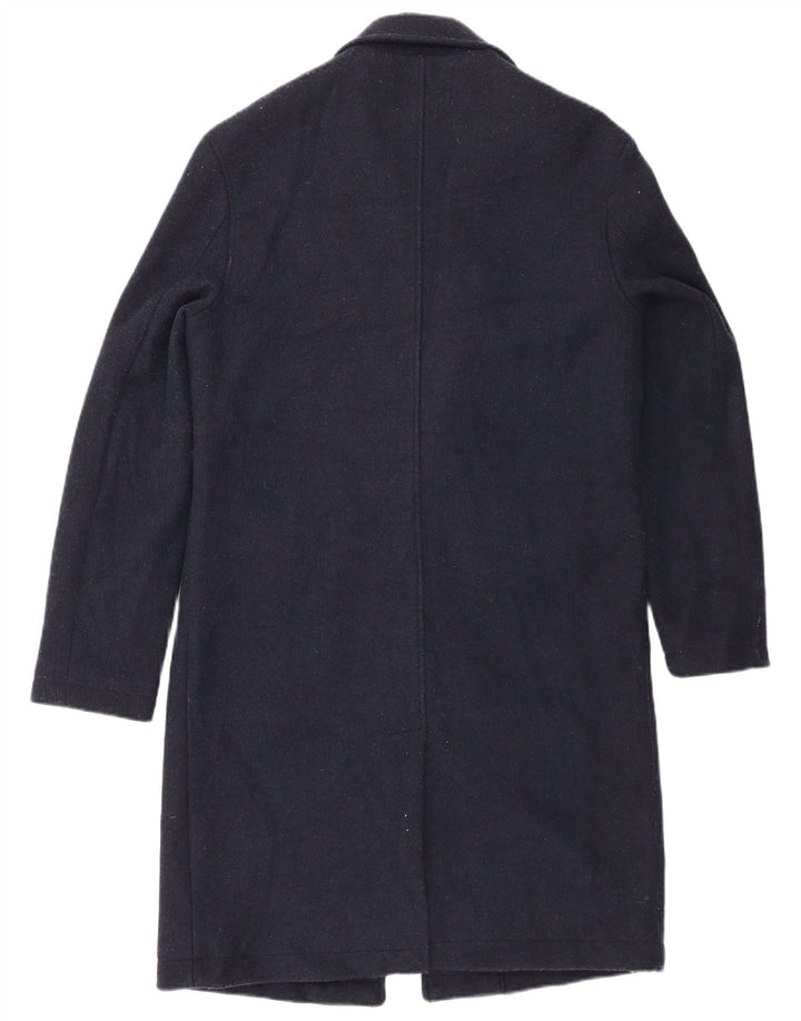 Cappotto da uomo Zara UK 36 piccolo poliestere blu navy