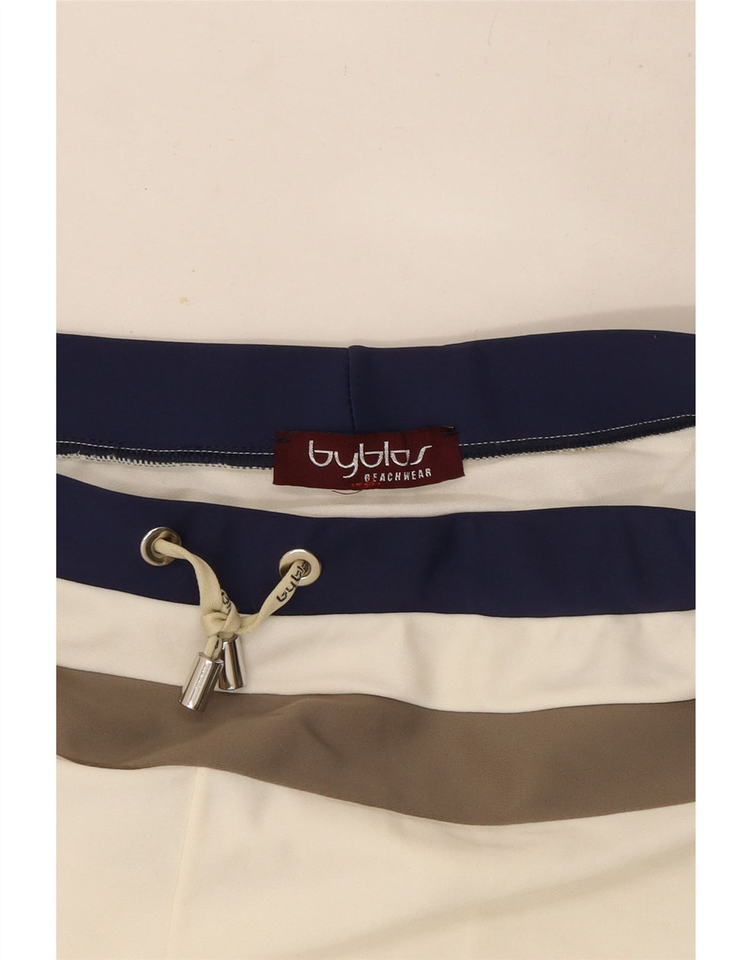 Pantaloncini da bagno da donna Byblos UK 14 a righe bianche medie