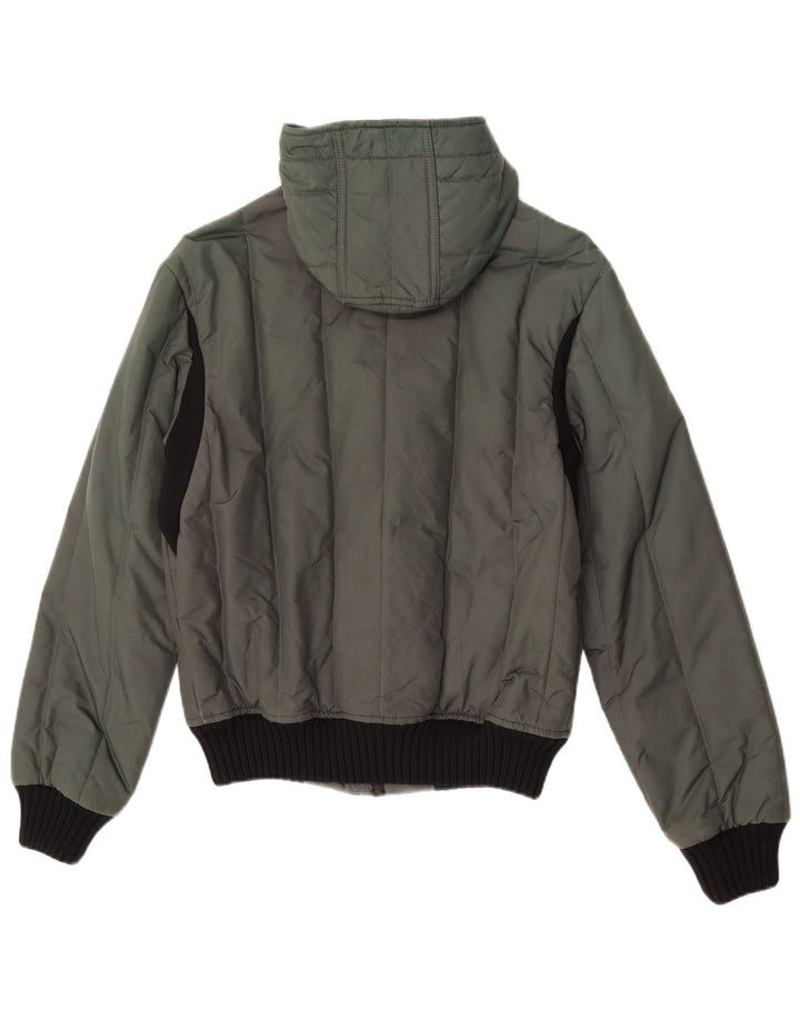 Bomber con cappuccio da uomo Refrigiwear IT 46 Small Verde Nylon