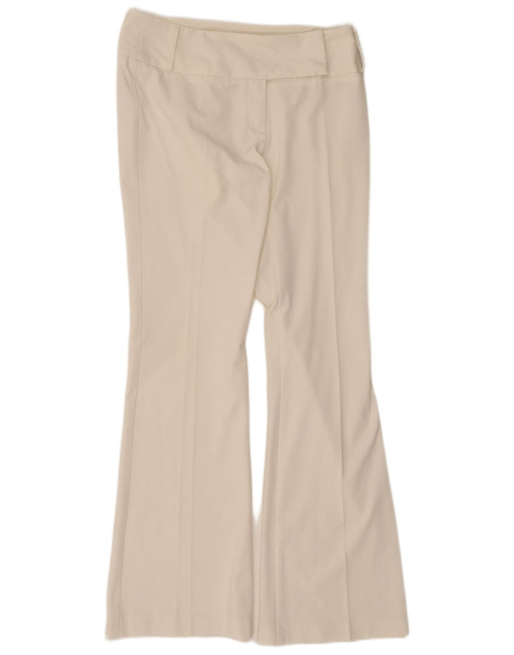 Pantaloni casual svasati da donna Sisley IT 44 Medium W30 L32 Poliestere bianco