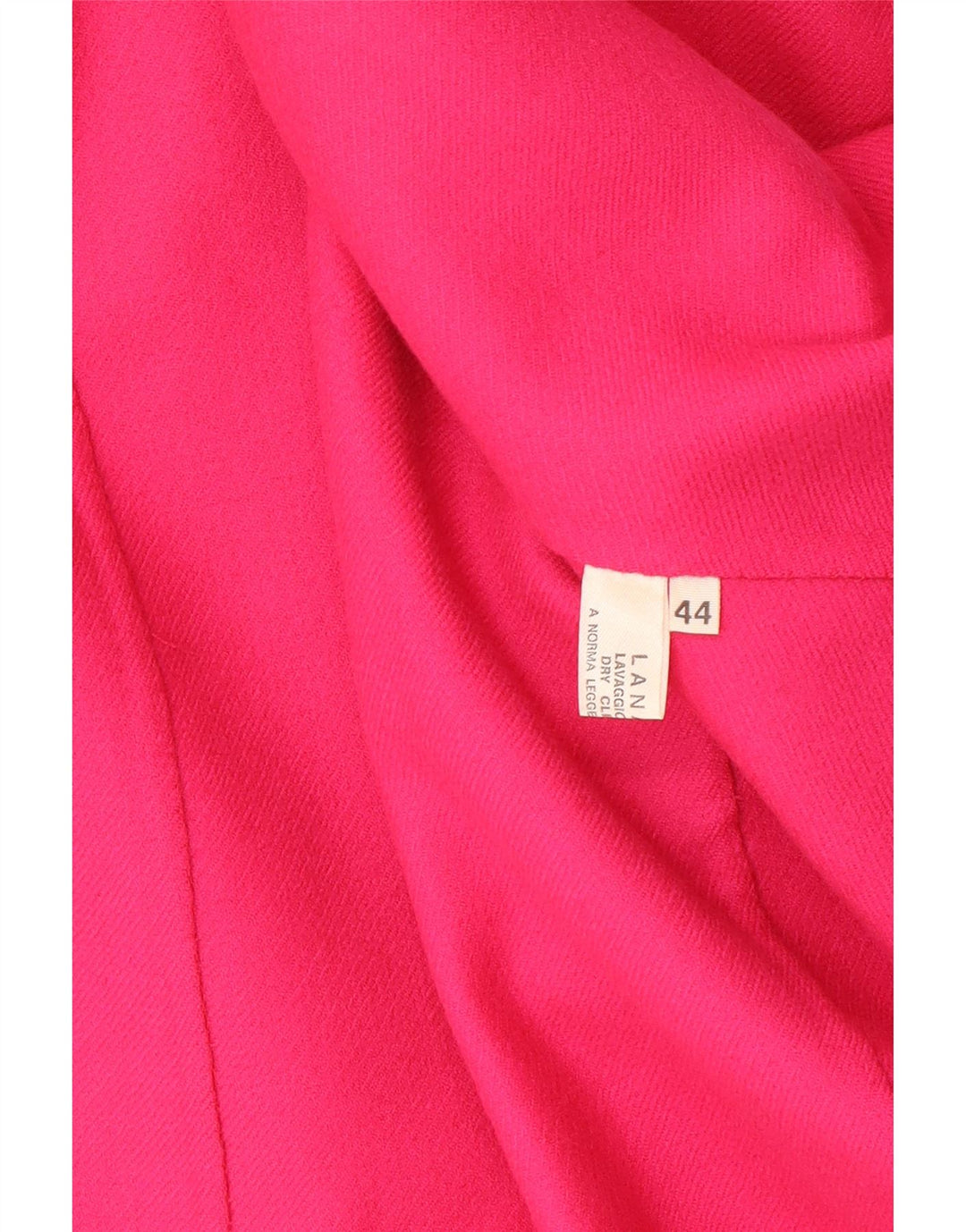 Giacca blazer vintage da donna a 1 bottone IT 44 in lana rosa medio
