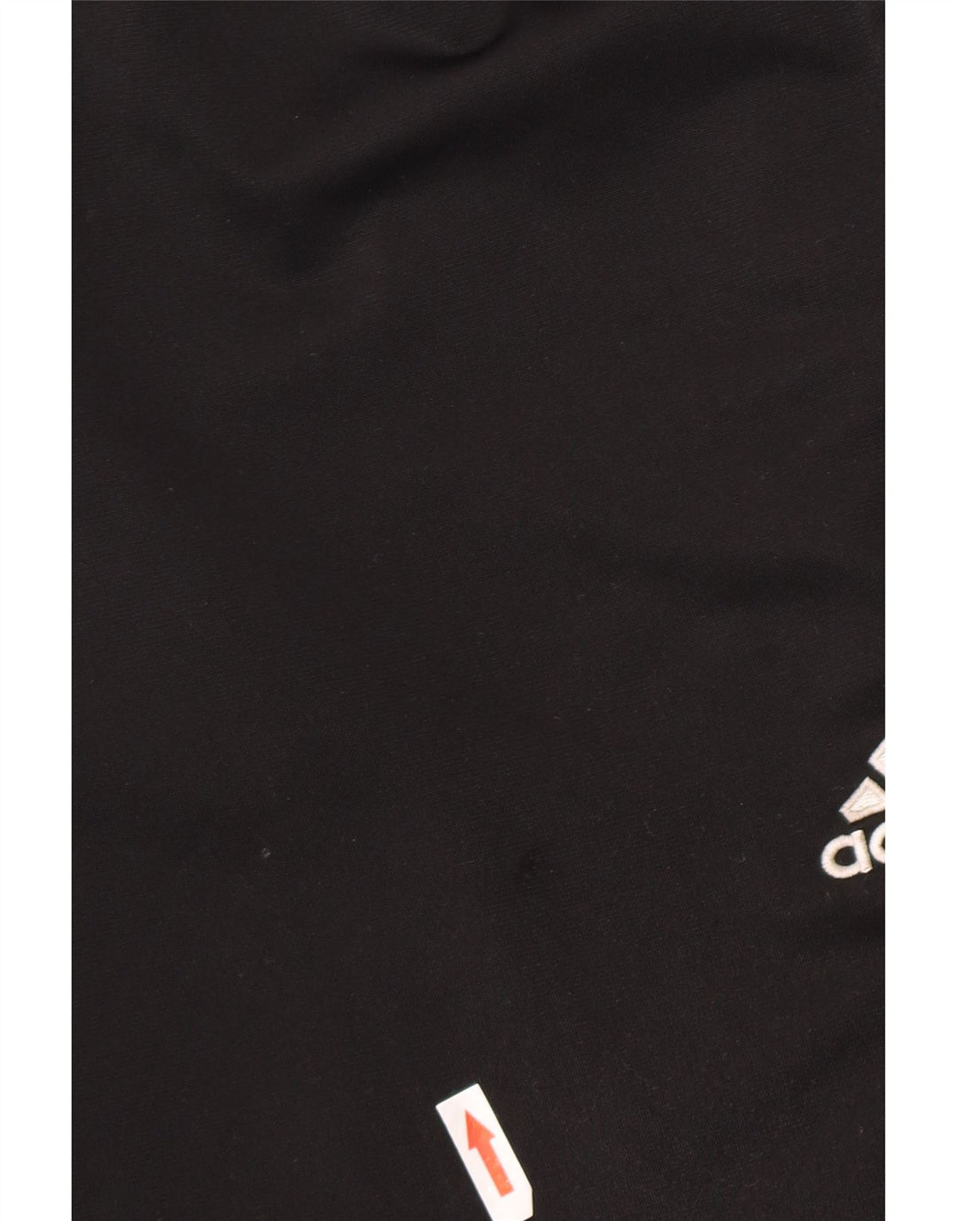 Pantaloni da tuta da uomo Adidas Large neri in poliestere a spina di pesce