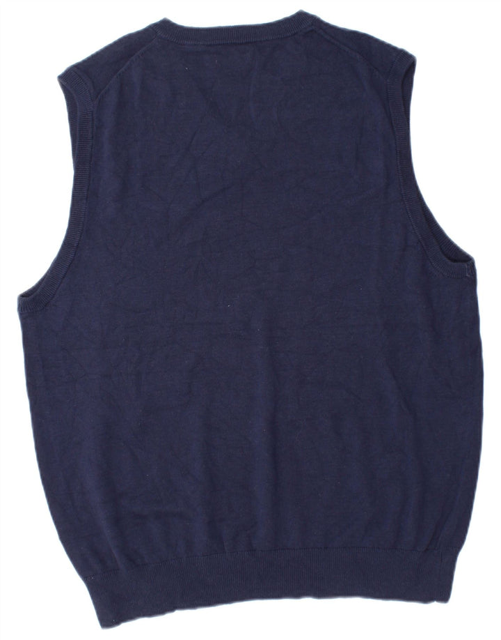 Canotta da uomo Izod Canotta media in cotone blu navy