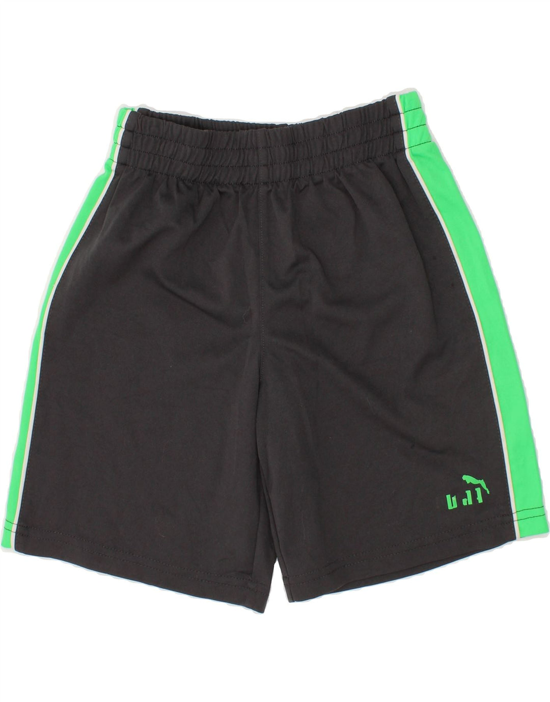 PUMA Boys Sport Shorts 4-5 Years Black Colourblock Polyester Vintage Puma and Second-Hand Puma from Messina Hembry 