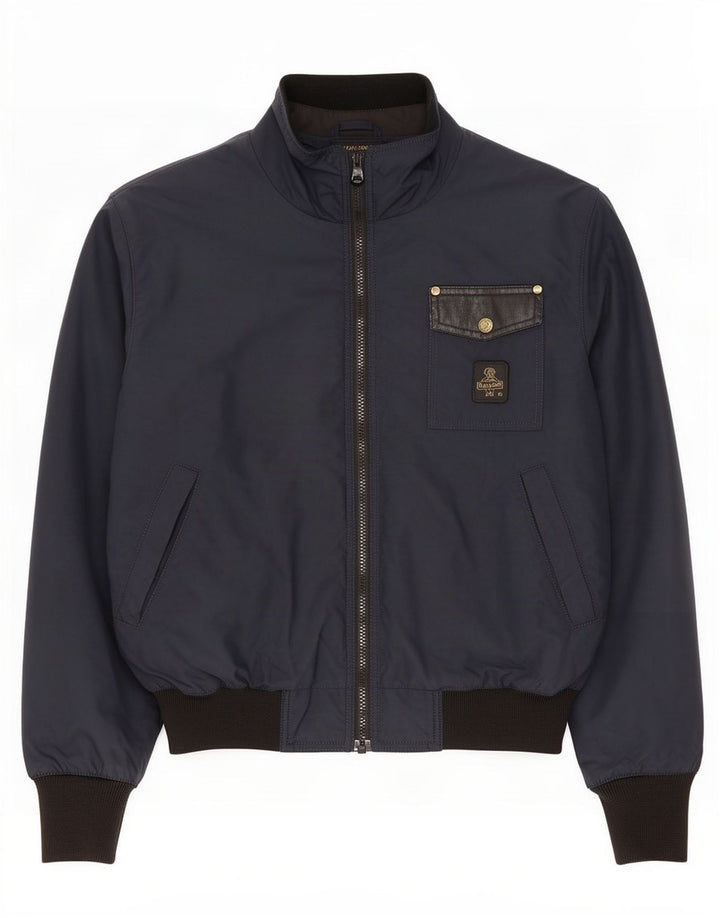 Giubbotto bomber da uomo Refrigiwear UK 38 Small Blu Navy Poliammide