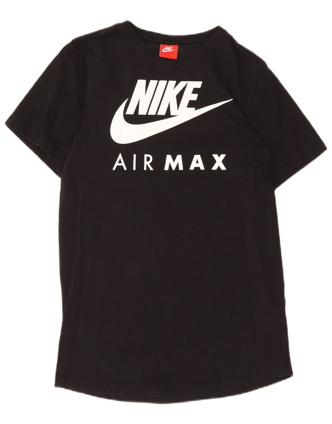 T-shirt grafica da uomo Nike Air Max con grafica media in cotone nero