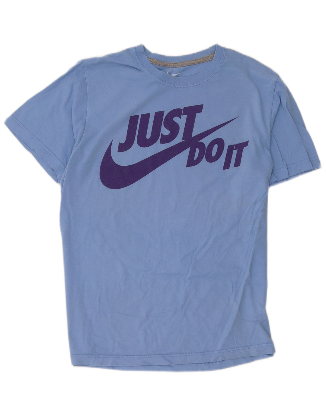 T-shirt grafica Nike da uomo con vestibilità regolare, top in cotone blu medio